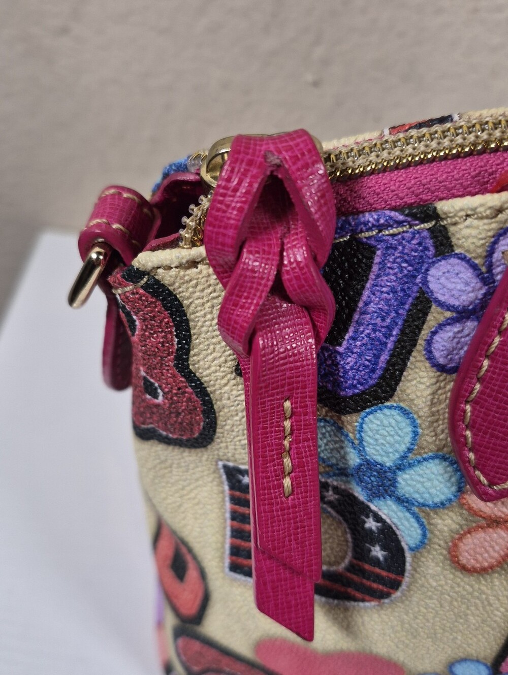 Dooney And Bourke Varsity Dome Satchel - Picture 6 of 17